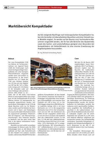 Marktübersicht Kompaktlader - Bauverlag