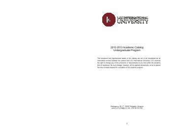 BA 2012 - LCC International University