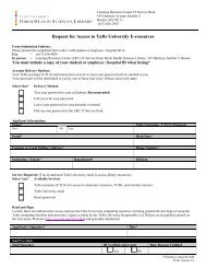 Request for Tufts E-resources Access Form v2.2 - Tufts University ...