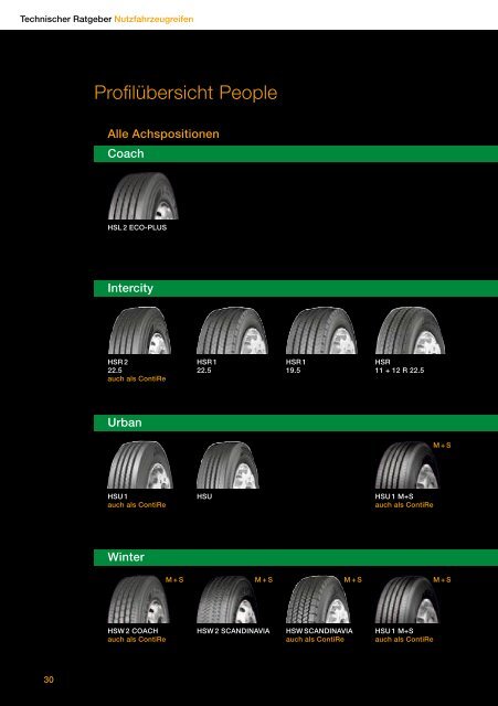 Nutzfahrzeugreifen Technischer Ratgeber - Continental