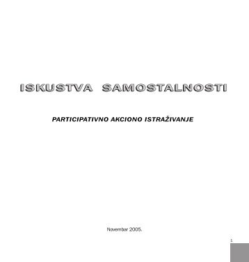 ISKUSTVA SAMOSTALNOSTI