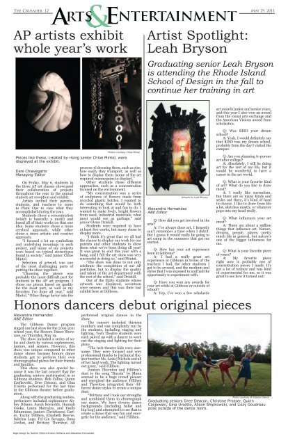 The Crusader Newspaper - Cardinal Gibbons High School