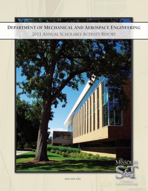 DEPARTMENT MECHANICAL AEROSPACE ENGINEERING