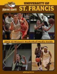 Media Guide - University of St. Francis Athletics