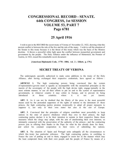 Secret Treaty of Verona - PDF - RV Bey Publications Changing the ...