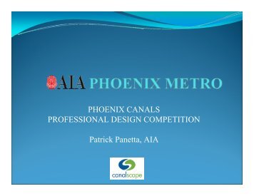 PHOENIX CANALS PROFESSIONAL DESIGN ... - Valley Forward