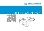 HSL 10 handset lifter instruction manual