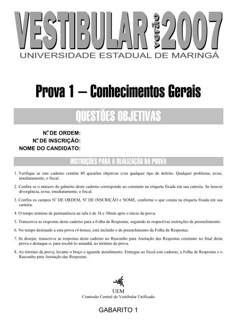 Conhecimentos gerais