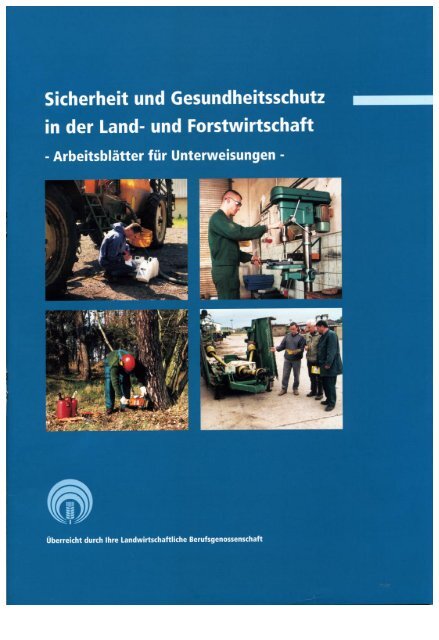 Arbeitsblätter für Unterweisungen (Teil 1)