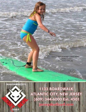 ATLANTIC CITY NEW JERSEY (609) 344-6000 Ext 4501 jerseydevilsurf.com