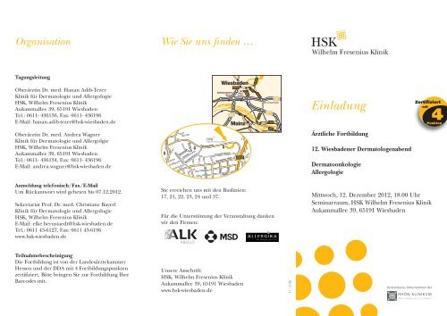 Einladung Dr Horst Schmidt Kliniken Wiesbaden