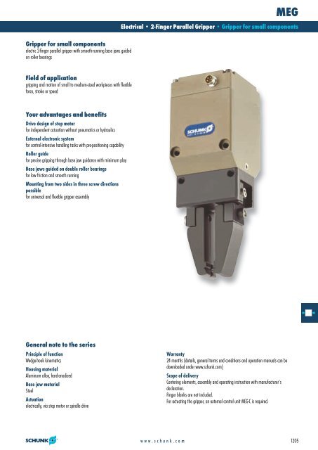 Pneumatic Modular Gripping System