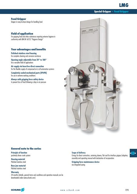 Pneumatic Modular Gripping System