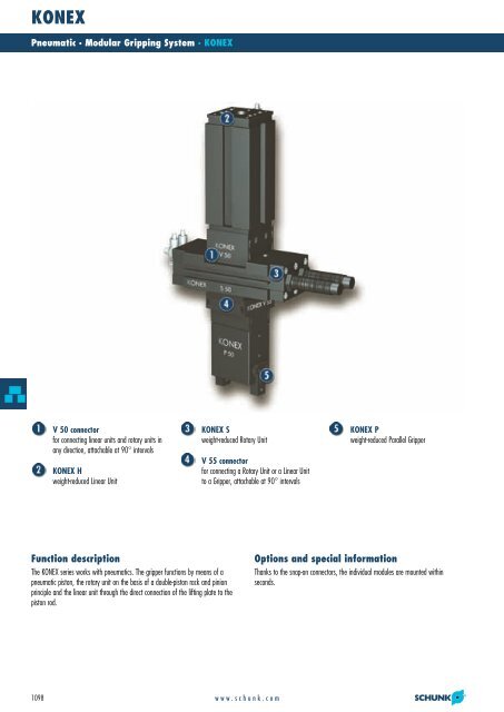 Pneumatic Modular Gripping System