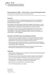 Büroassistent/in EBA – Informations- und Ausbildungskonzept - igkg