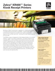 Zebra KR400 Series Kiosk Receipt Printers