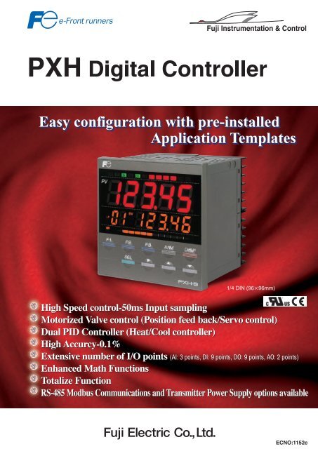 PXH Digital Controller - Fuji Electric America