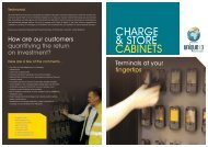 CHARGE & STORE CABINETS