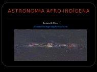 ASTRONOMIA AFRO-INDÍGENA