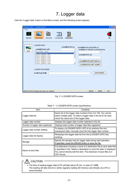 PC LOADER SOFTWARE INSTRUCTION MANUAL