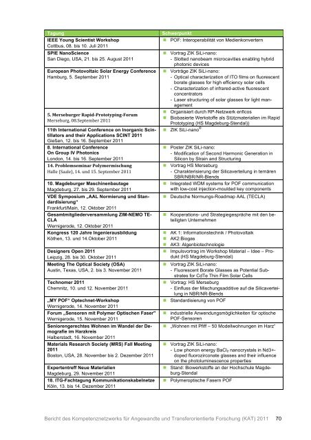 Forschung für die regionale Wirtschaft - WZW Wissenschaftszentrum ...