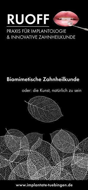 Biomimetische Zahnheilkunde
