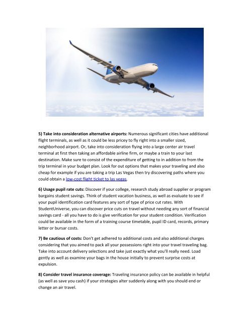 8 Key Tips For Getting A Cheap Flight.pdf
