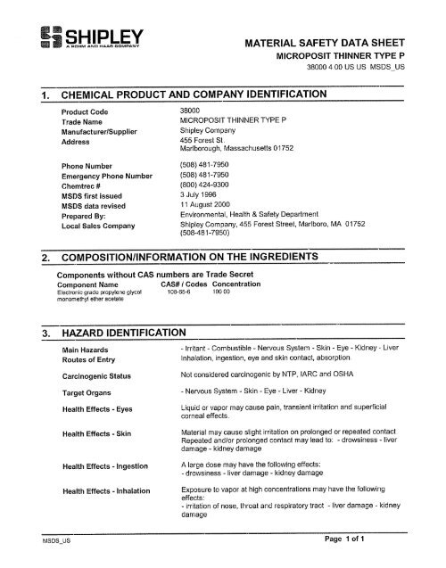 Microchem P-thinner