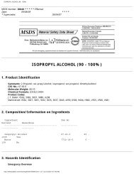 ISOPROPYL ALCOHOL (90 - 100%)