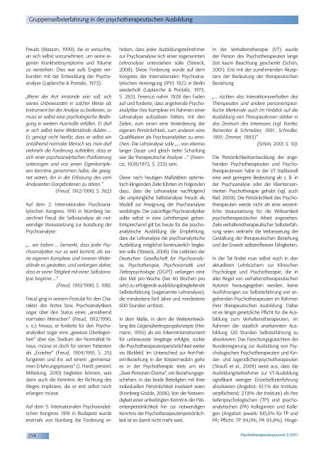 3/2011 - Psychotherapeutenjournal