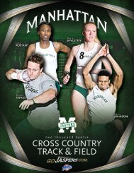 men's cross country results - Manhattan College Athletics