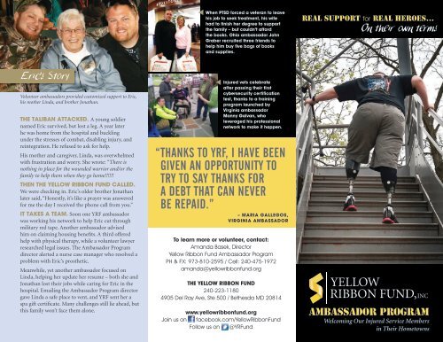 Read the program brochure. - Yellow Ribbon Fund
