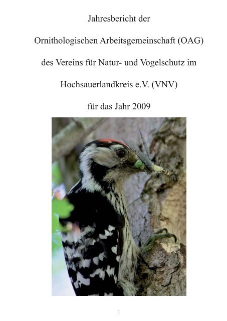 OAG-Bericht 2009.indd - Verein für Natur