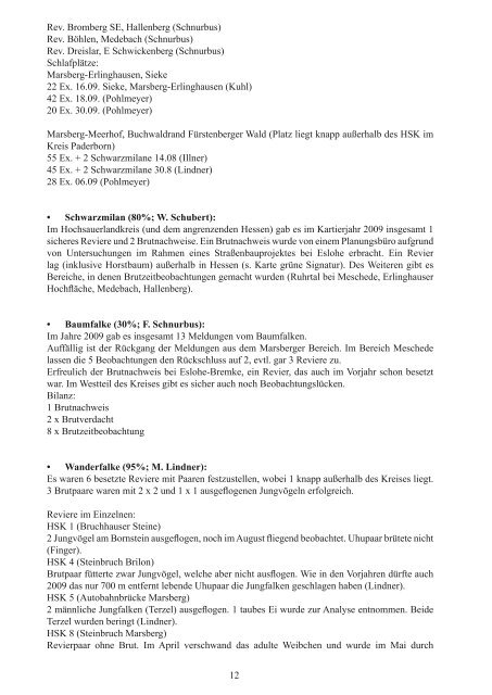 OAG-Bericht 2009.indd - Verein für Natur