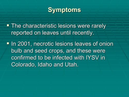 Onion Disease Management