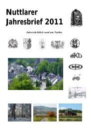 Nuttlarer Jahresbrief 2011 - CDU-Bestwig