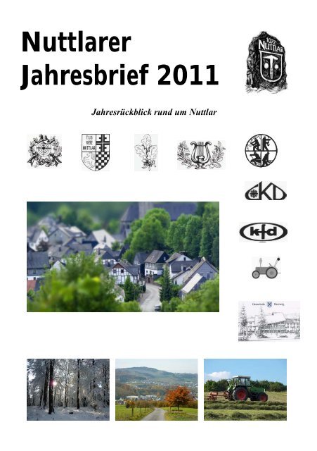 Nuttlarer Jahresbrief 2011 - CDU-Bestwig