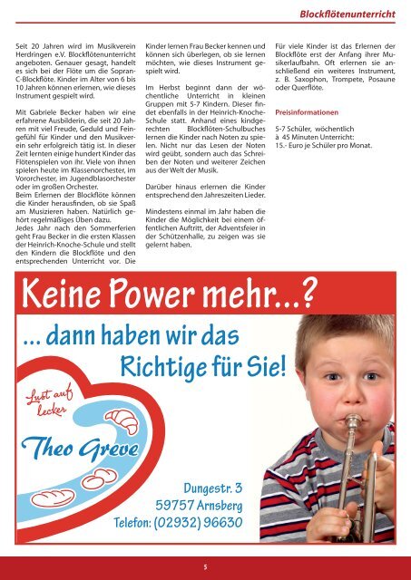 Magazin MVH (PDF / 3.7 MB) - Musikverein Herdringen eV