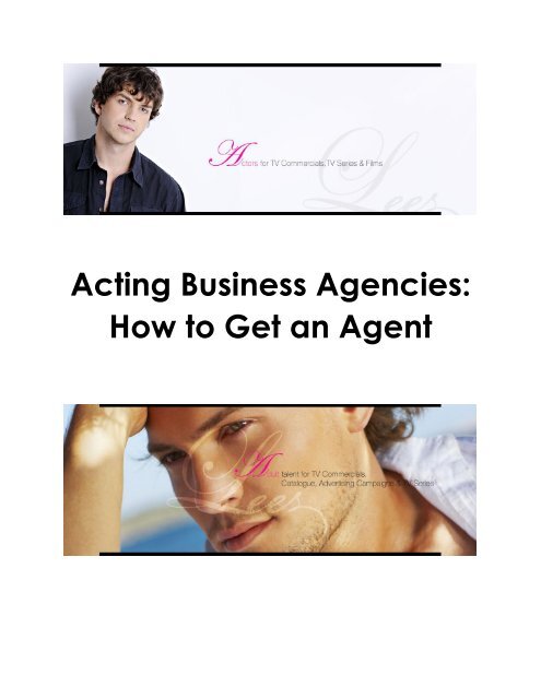 Acting Business Agencies: How to Get an Agent