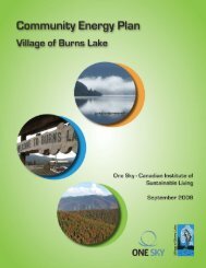 Burns Lake Community Energy Plan - One Sky