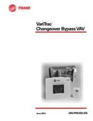 VariTrac Changeover Bypass VAV - ControlTrends