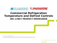 Commercial Refrigeration Temperature and Defrost Controls