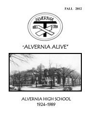 to dowload a copy of the - Alvernia Alumnae Association