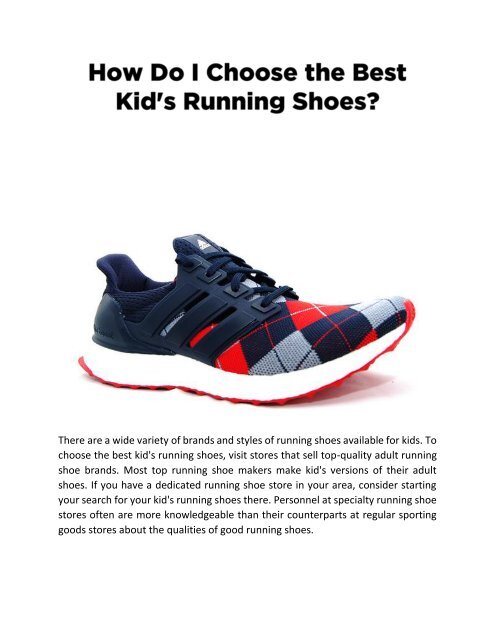 best kids running shoes