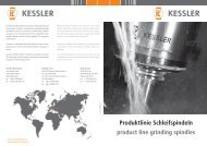 Produktlinie Schleifspindeln product line grinding ... - Franz Kessler