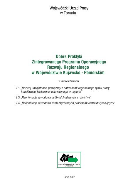 Dobre praktyki Zintegrowanego Programu Operacyjnego Rozwoju ...