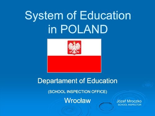 System of Education in POLAND