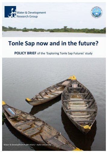 Tonle Sap now and in the future?