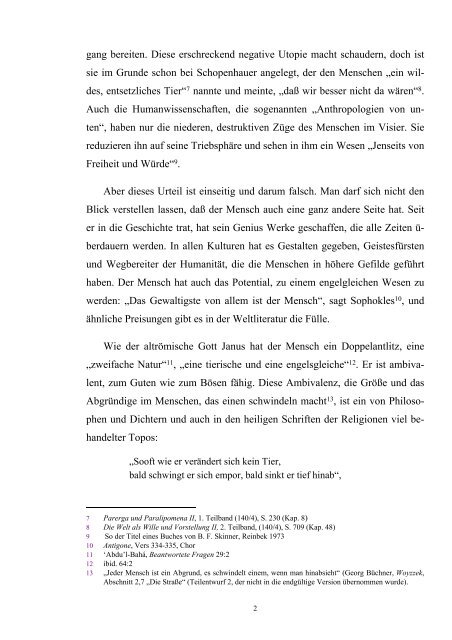 Der Mensch: Krone der Schöpfung oder ihr Zerstörer - Udo Schaefer