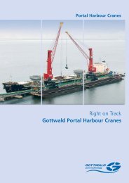 Portal Harbour Cranes - Gottwald Port Technology